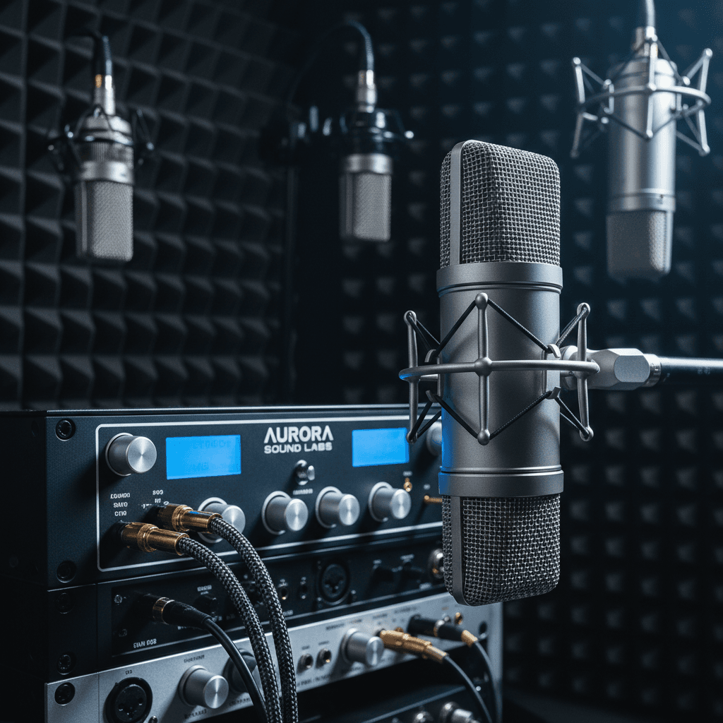 Professional recording studio equipment