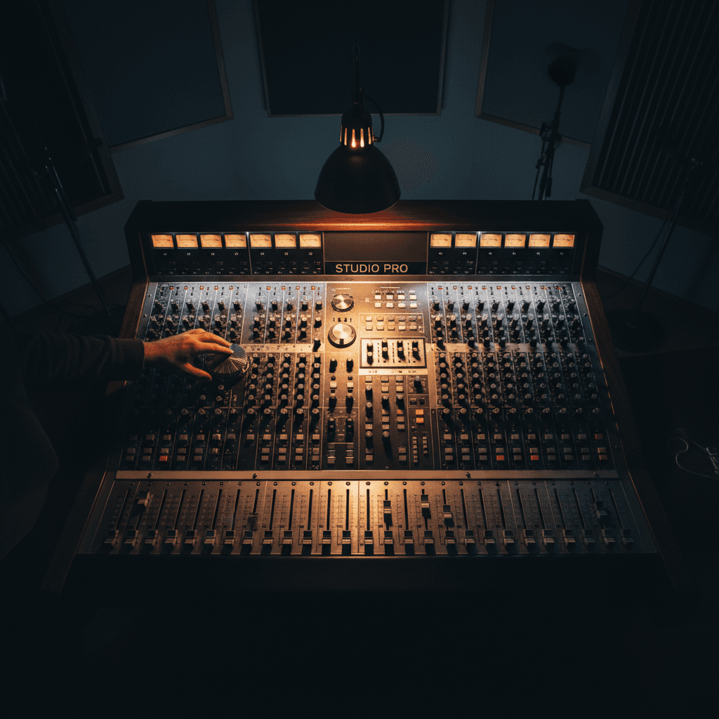 Sound effects mixing console