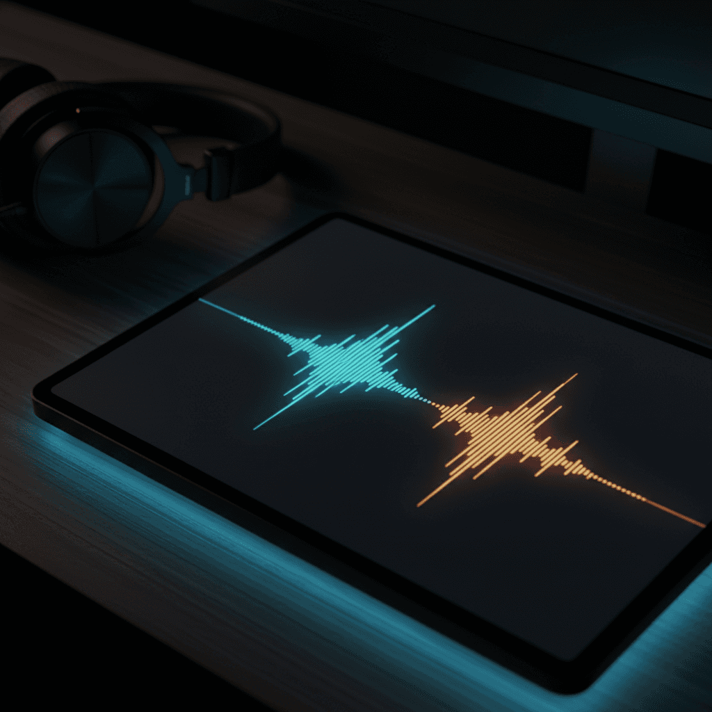 Ambient soundscape waveforms