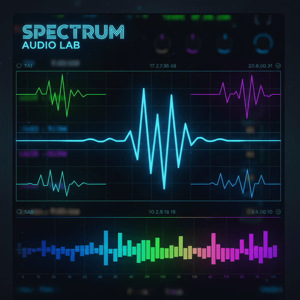 Sound effect waveforms in production
